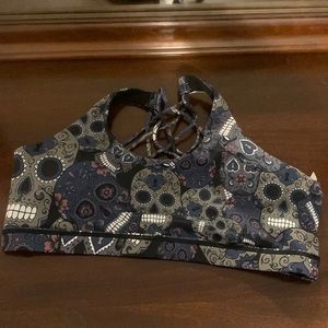 CVG Midnight Skulls Sports Bra